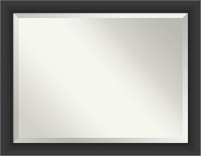 Amanti Art Black Bathroom Mirror by AmantiArt