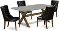 East West Furniture X797FO749-5 5 Piece Dining Room Table Set Includes a by EastWestFurniture