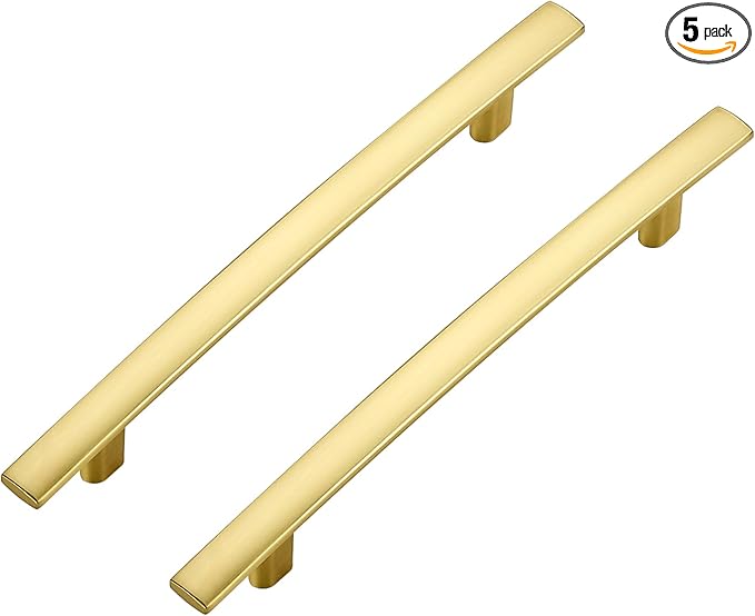5 Pack Cabinet Handles 5" Hole Center by Ravinte+Decor