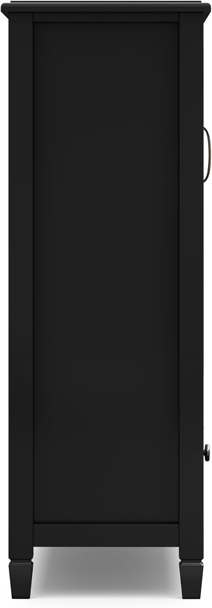 SIMPLIHOME Connaught SOLID WOOD 46 inch Wide Traditional Tall Storage Cabinet - Image 6