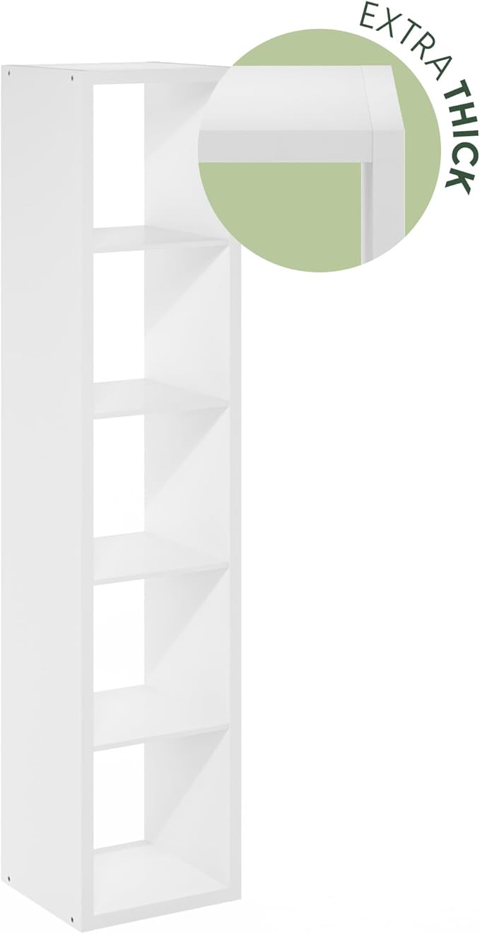 Furinno Cubicle Open Back Decorative Verticle Cube Storage Organizer - Image 6