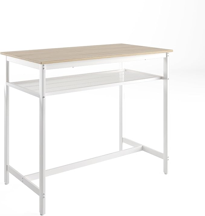 5-Piece Bar Table and Chairs Set, 43.3'' Pub Table Set Modern Small Table and - Image 7