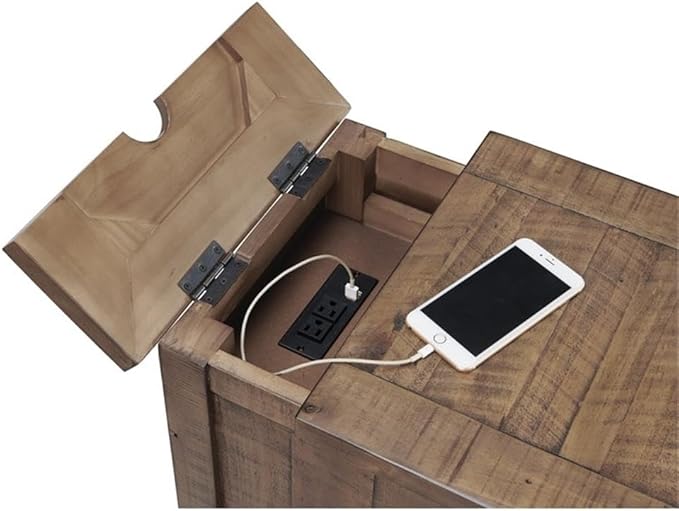 Martin Svensson Home Monterey, Chairside Table, Reclaimed Natural - Image 4