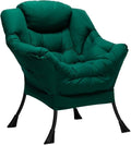HollyHOME Modern Fabric Large Lazy Chair, Accent Oversized Comfy Reading Chair by HollyHOME