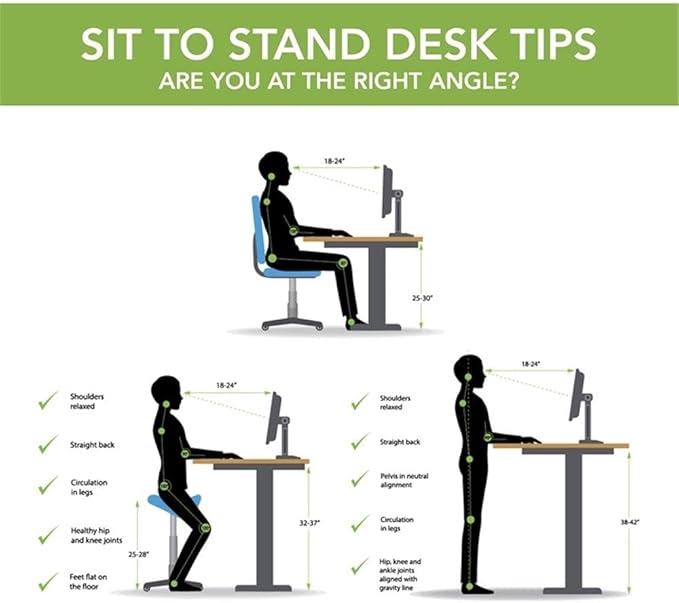 Bush Furniture Energize 55W x 24D Electric Height Adjustable Standing Desk in - Image 7