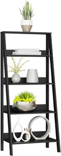 Madesa Modern 5-Tier Ladder Shelf Pantry Storage Space 24 Inch Wooden Free by Madesa