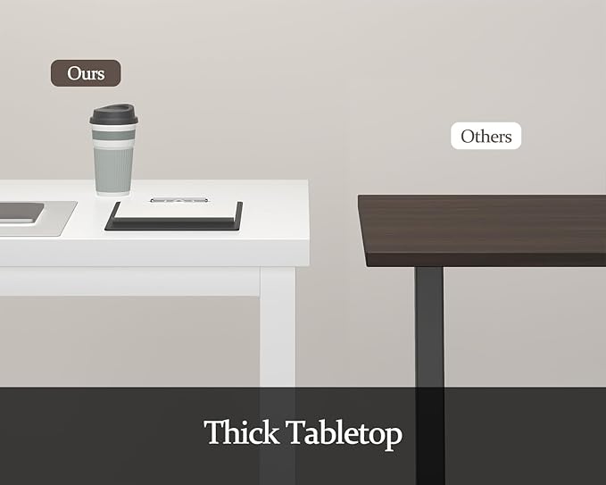 70.8 Inch Large Computer Desk, Long Gaming Table, Modern Two Person Desk Large - Image 3