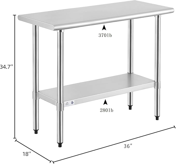 ROCKPOINT Stainless Steel Table - Image 2