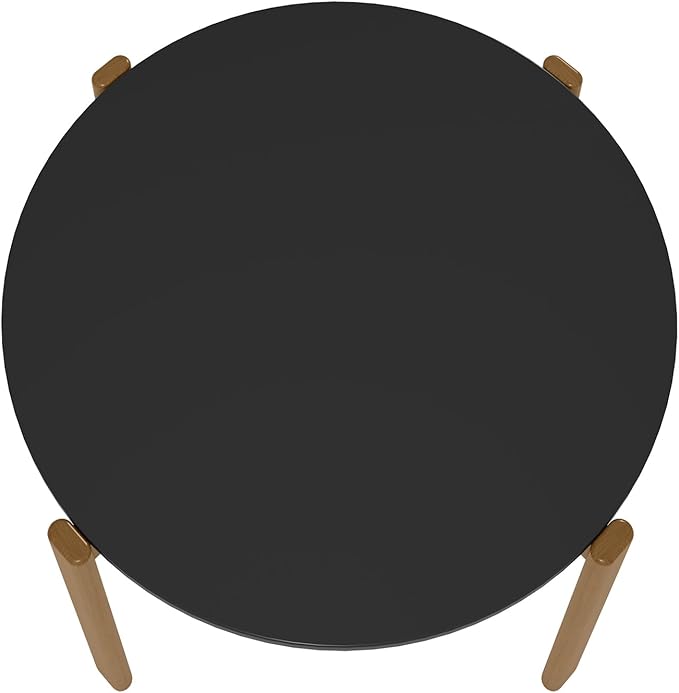 Manhattan Comfort Gales 46-Inch Mid Century Modern Round Dining Table - Image 6