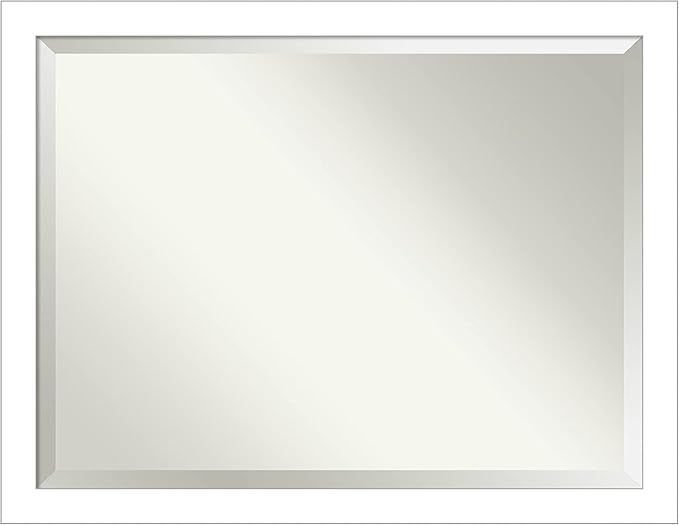 Amanti Art White Bathroom Mirror by AmantiArt
