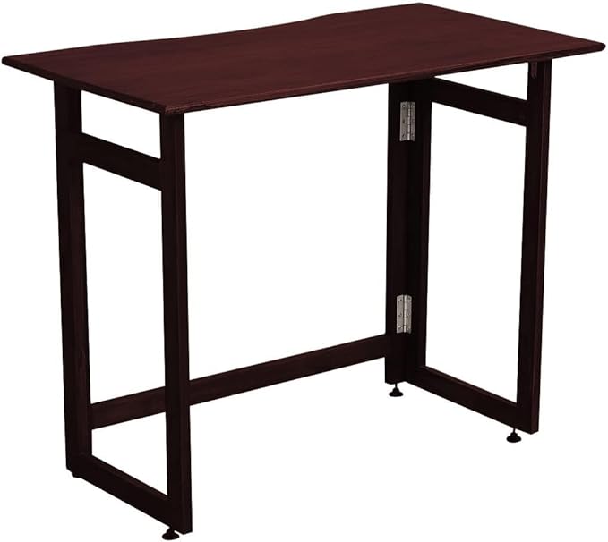Dawn Riser Solid Wood Folding Table Desk, Space Saving, Easy Storage, Sleek - Image 6