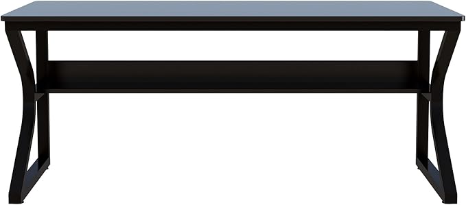Extra Long Desk with Bookshelf - Image 5