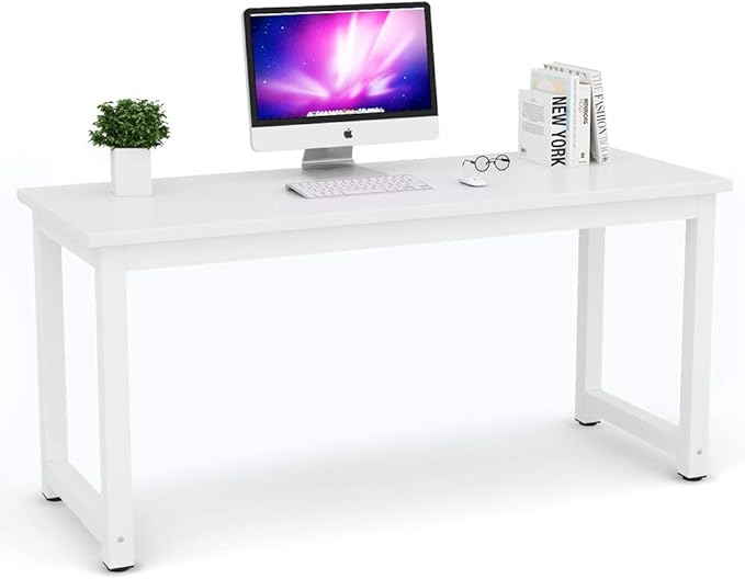 Tribesigns Computer Desk, 63 inch Large Office Desk Computer Table Study by Tribesigns