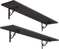 DINZI LVJ Long Wall Shelves, 39.4 Inch Large Floating Shelves Set of 2 by DINZILVJ
