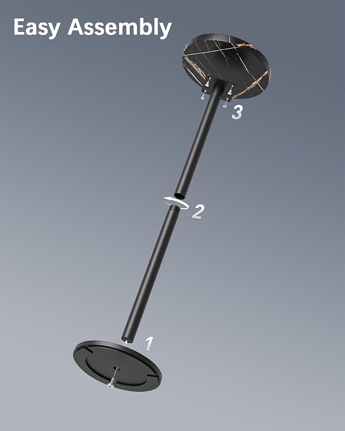 Drink Table, Small Pedestal Side Table, Round Cocktail Table, Circle End Table - Image 7