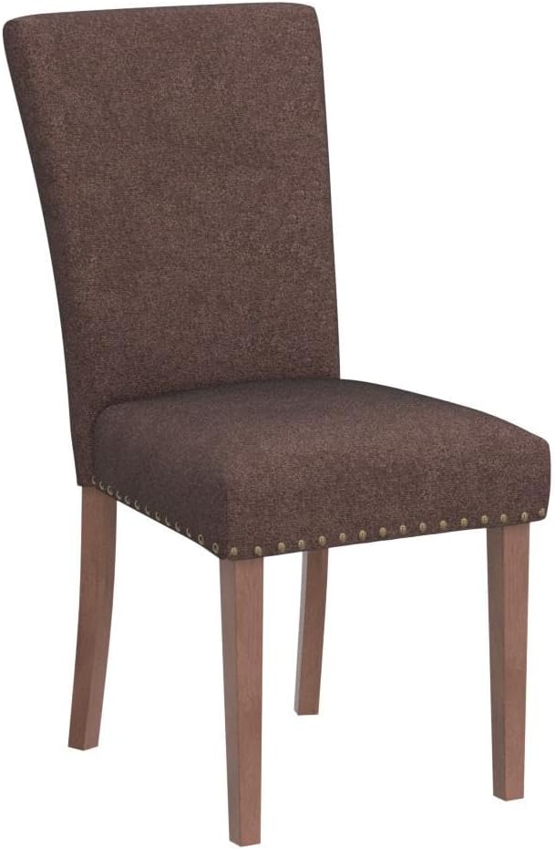 COLAMY Upholstered Parsons Dining Chairs Set of 4, Fabric Dining Room Kitchen - Image 5