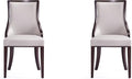 Manhattan Comfort Grand Avenue Faux Leather Dining Chairs, Parsons Accent by ManhattanComfort