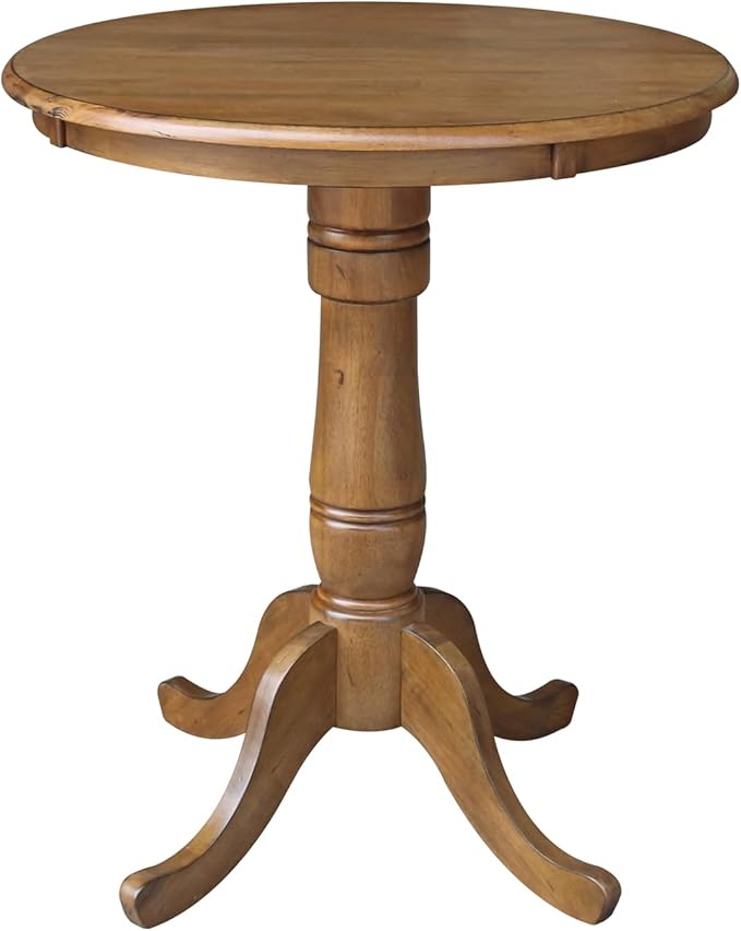 Whitewood Industries International Concepts Round Top Pedestal Table by InternationalConcepts
