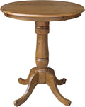 Whitewood Industries International Concepts Round Top Pedestal Table by InternationalConcepts
