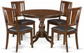 East West Furniture HBDU5-MAH-C 5 Piece Modern Dining Table Set Includes a by EastWestFurniture