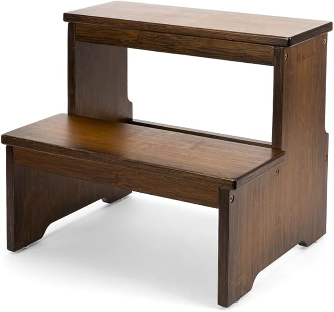 StrongTek Bamboo Two Step Stool by StrongTek