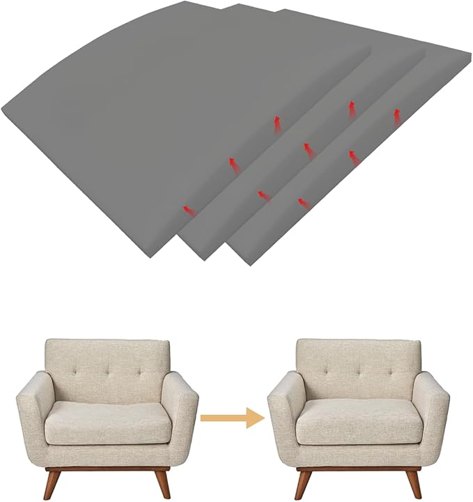 Couch Cushion Support, High Density Replacement Foam Insert by Unknown