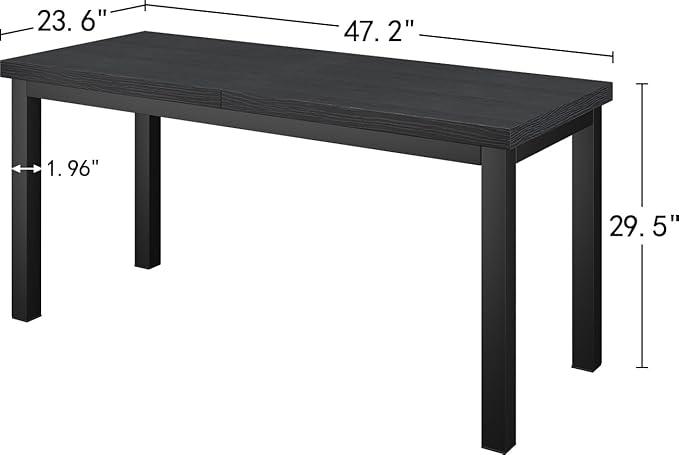 47.2 Inch Small Computer Desk, Home Office Desk, Modern Table - Image 7