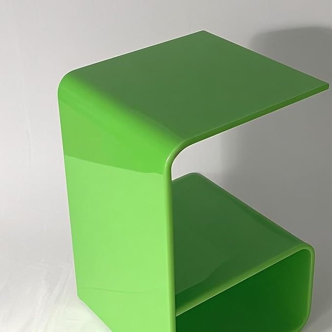 Acrylic End Table for Nightstand, Bedside Table for Bedroom.Side Tables for - Image 3