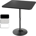 Athena Collection Modern Bar Table Square Top Height Adjustable, Tall Bistro by AthenaCollectionFurniture