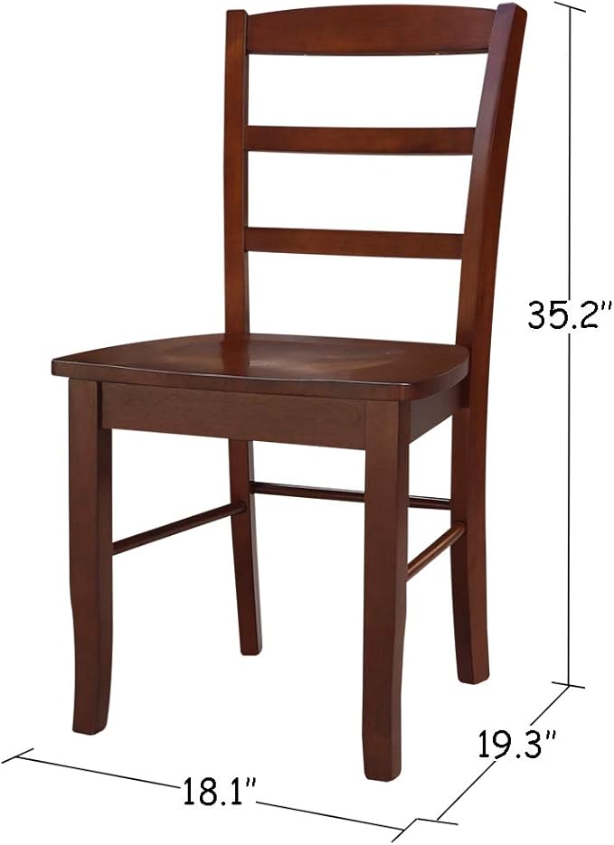 International Concepts Madrid Ladder Back Chair - Image 3