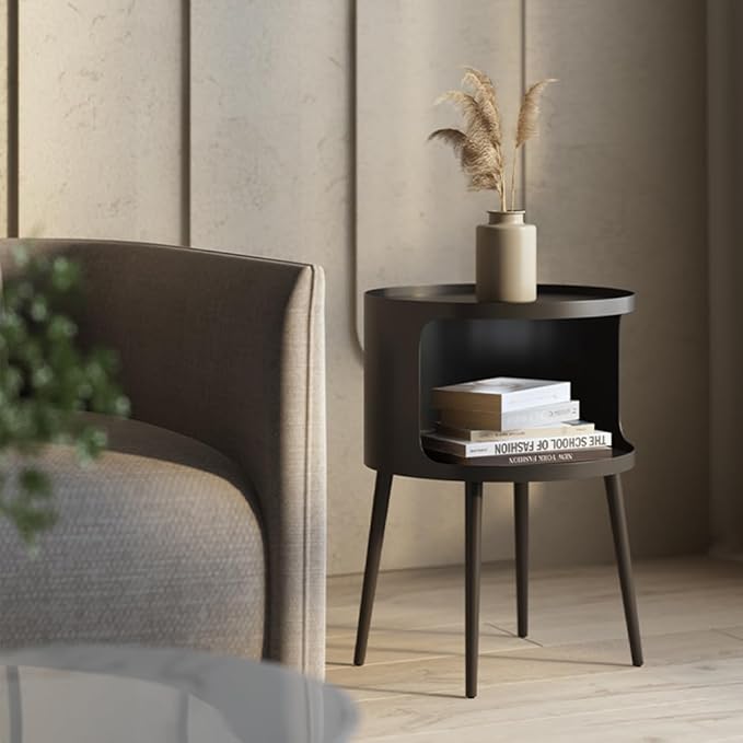 Modern Side Table, Round end Table - Image 7