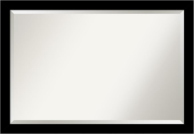Amanti Art Black Bathroom Mirror by AmantiArt