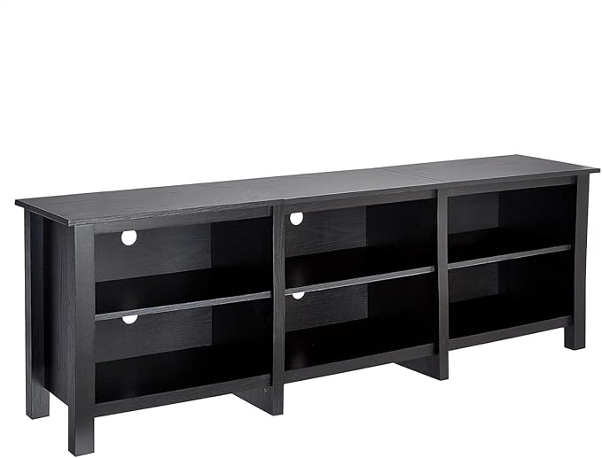 ROCKPOINT Classic TV Stand Storage Media Console Entertainment Center by ROCKPOINT