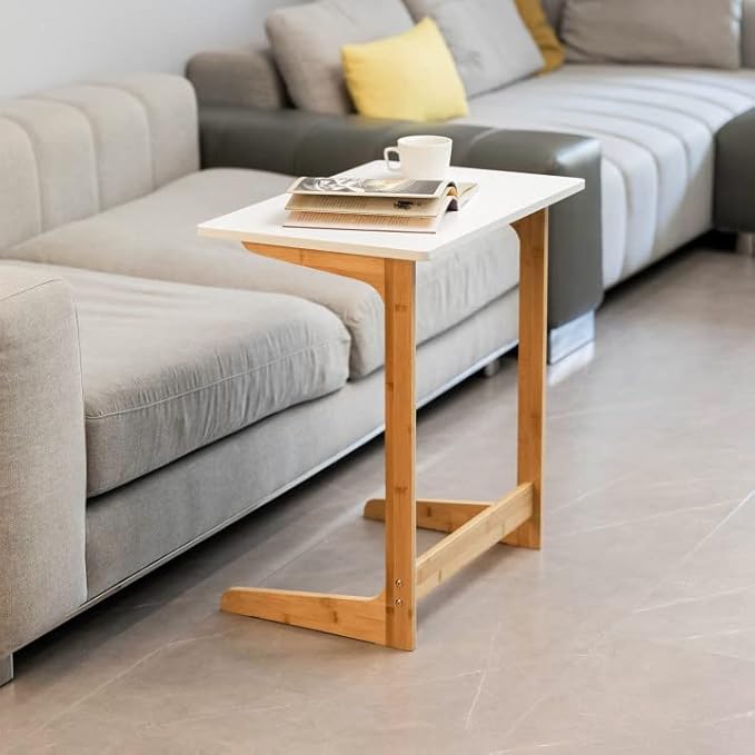 Forevich Bamboo Modern Tv Trays Table - Image 4