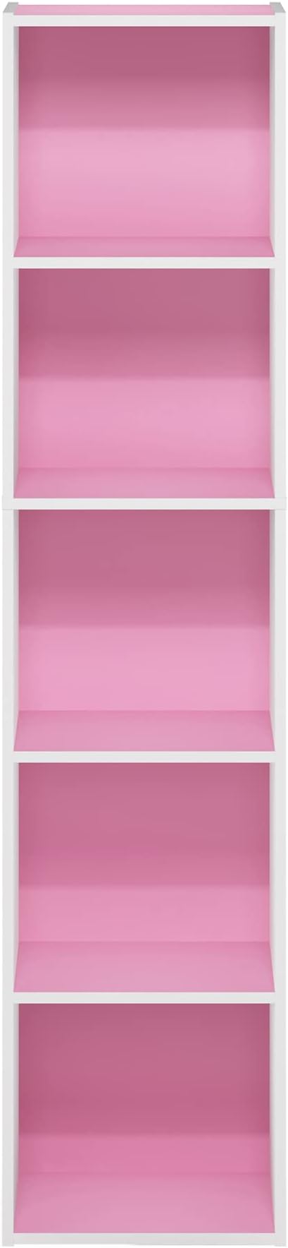 Furinno Luder Bookcase / Book / Storage, 5-Tier Cube - Image 6
