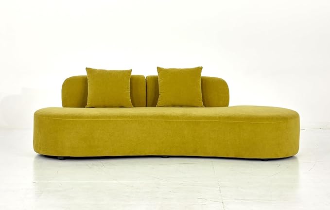 Container Furniture Direct 90" Curved Sofa - Image 12