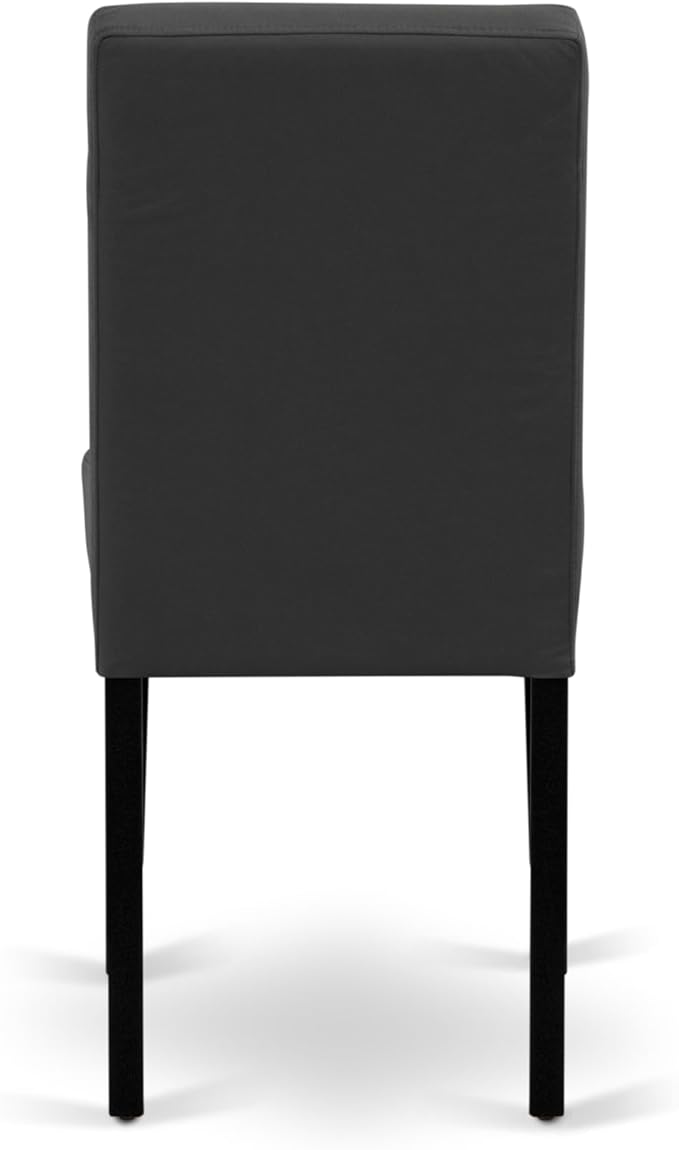 East West Furniture DLAS3-BLK-12 3 Piece Dining Table Set contain A Wood Table - Image 11