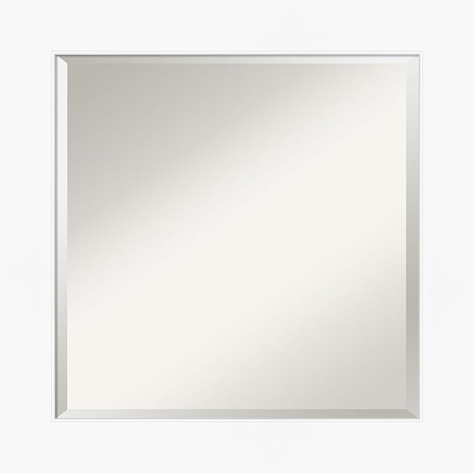 Amanti Art White Bathroom Mirror by AmantiArt