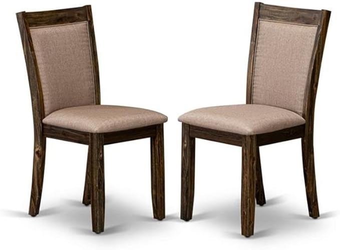 East West Furniture X777MZ716-9 9 Piece Dining Room Set Includes a Rectangle - Image 9