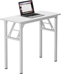Need Small Desk 31 1/2" No Assembly Foldable Writing Table, Sturdy and Heavy by Need