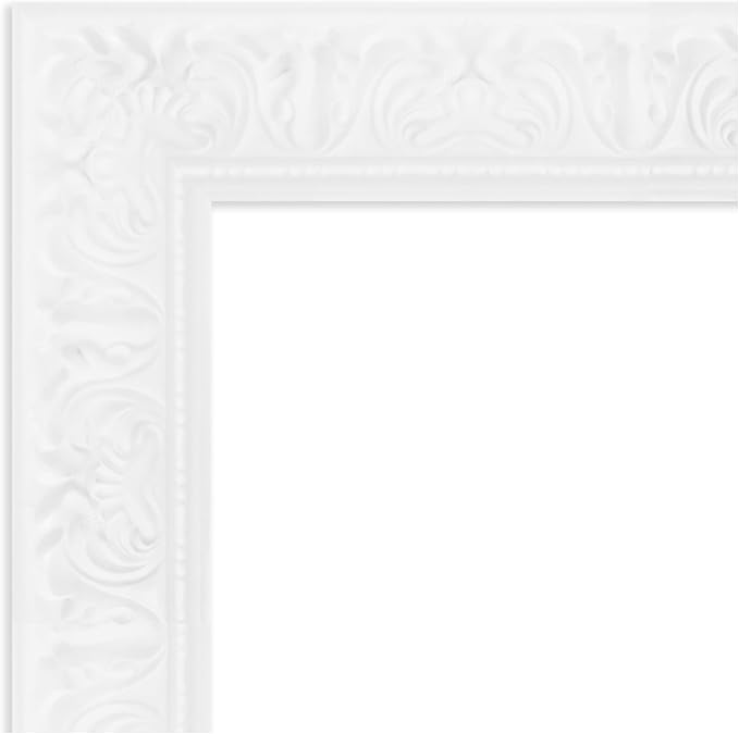 Amanti Art White Bathroom Mirror - Image 2