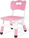 Kids Height Adjustable Toddler Chair Max Load 220LBS Plastic Indoor Outdoor by JIAOQIU
