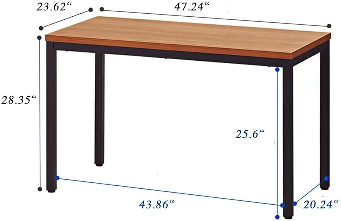 BIBOC 24X48 inches Computer Desk/Dining Table, Office Desk, Composite Wood - Image 2