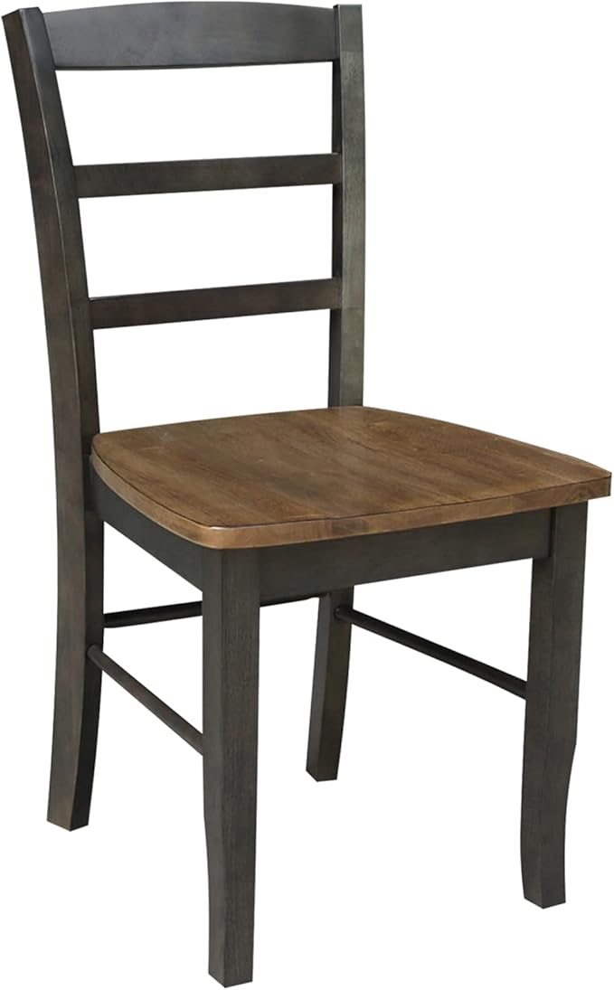 IC International Concepts Set of Two Madrid Ladderback Dining Chairs, - Image 5