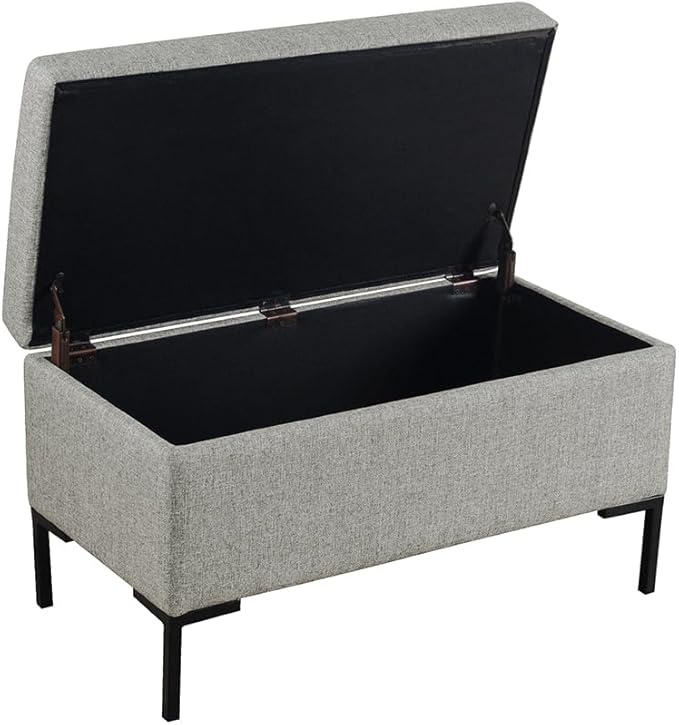 HomePop Upholstered Storage Bench - Image 6
