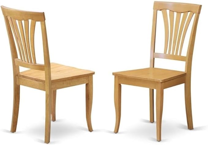 East West Furniture DMAV3-OAK-W 3 Piece Kitchen Table Set - Image 4