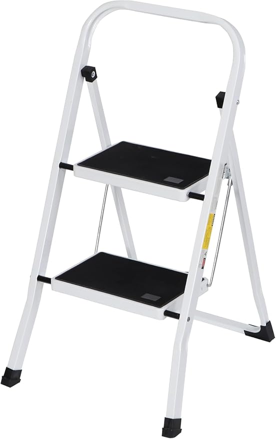 Simpli-Magic Step Ladder, 2 Step Stool Ergonomic Foldable by SIMPLI-MAGIC