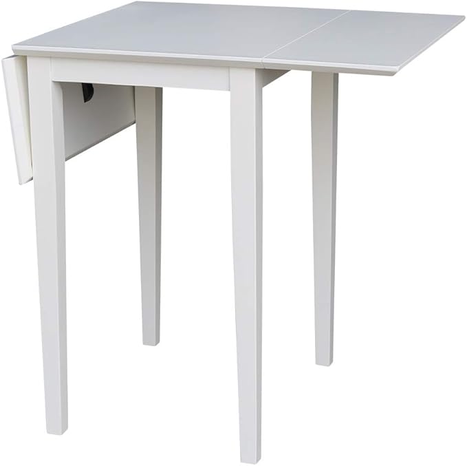 IC International Concepts, Solid Wood Small Drop Leaf Dining Table, Solid Real - Image 8
