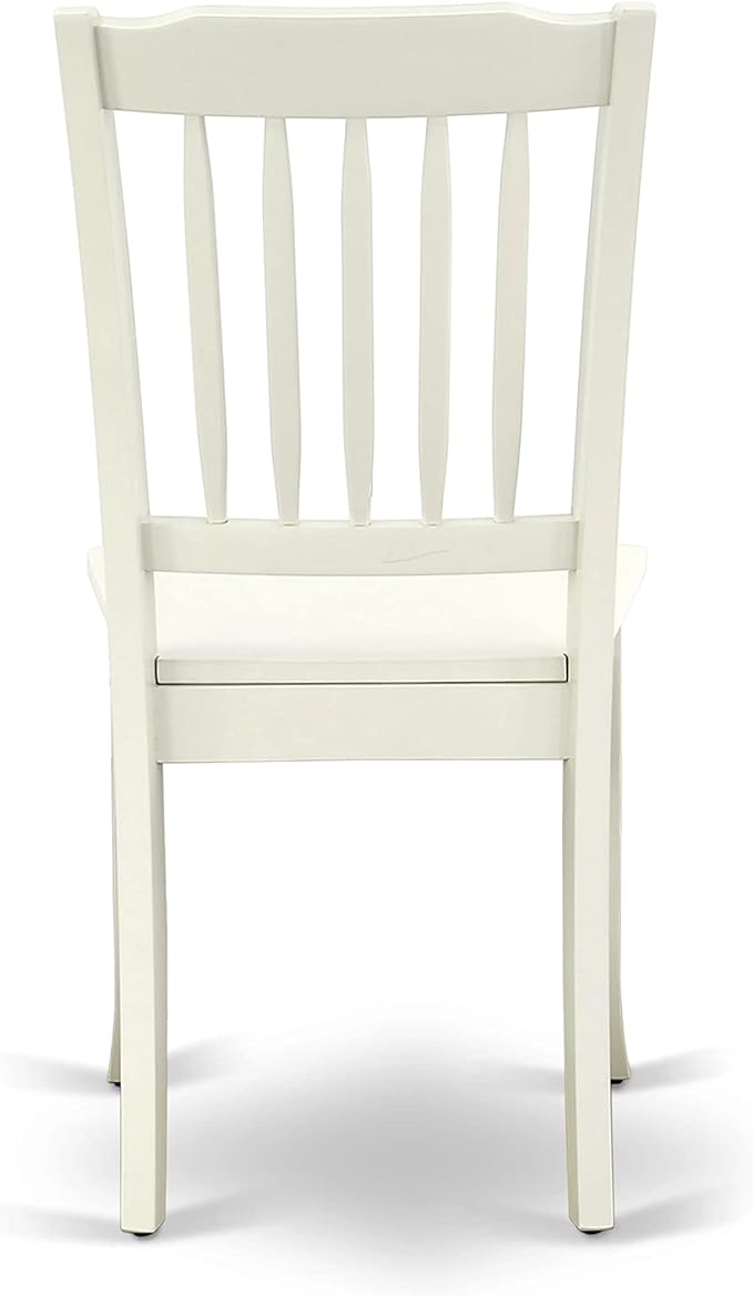 East West Furniture SUDA5-LWH-W 5 Piece Dining Room Furniture Set Includes a - Image 11
