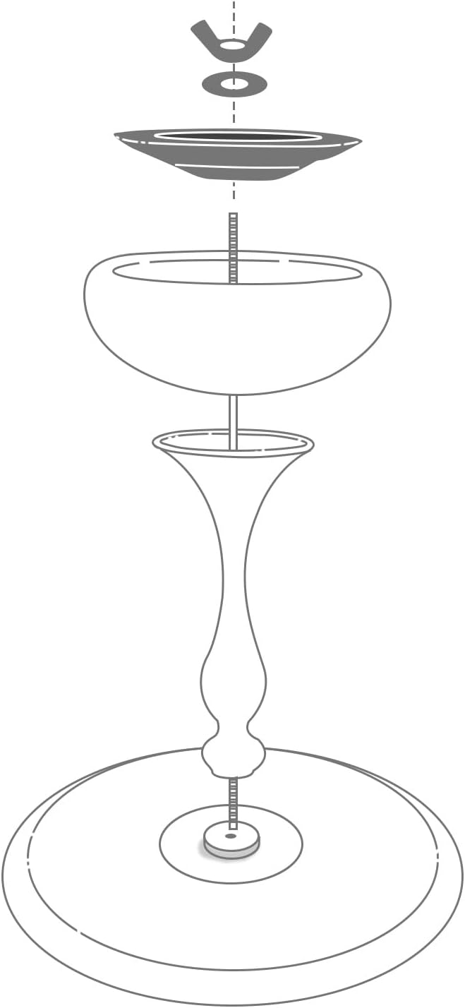 White Pedestal Side Table for Small Spaces, Metal Round Unique End Tables - Image 9